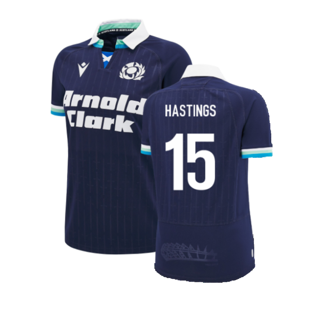 2024-2025 Scotland Rugby Home Poly Replica Shirt (Womens) (Hastings 15)_2