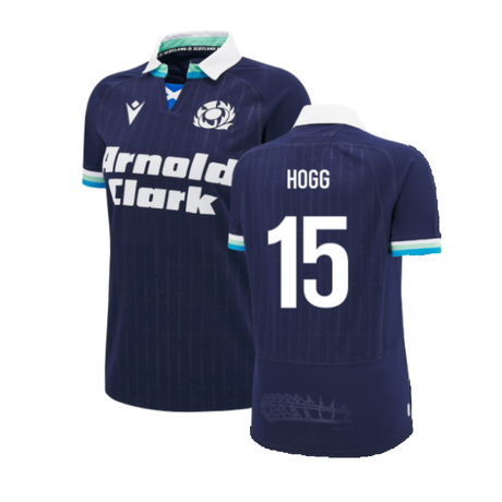 2024-2025 Scotland Rugby Home Poly Replica Shirt (Womens) (Hogg 15)_2