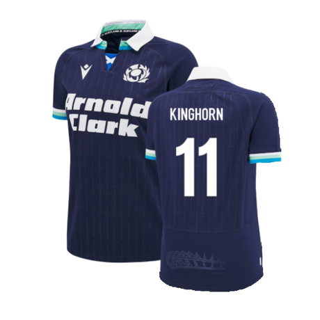 2024-2025 Scotland Rugby Home Poly Replica Shirt (Womens) (Kinghorn 11)_2