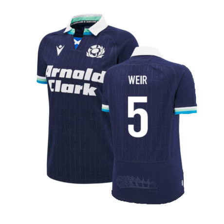 2024-2025 Scotland Rugby Home Poly Replica Shirt (Womens) (Weir 5)_2