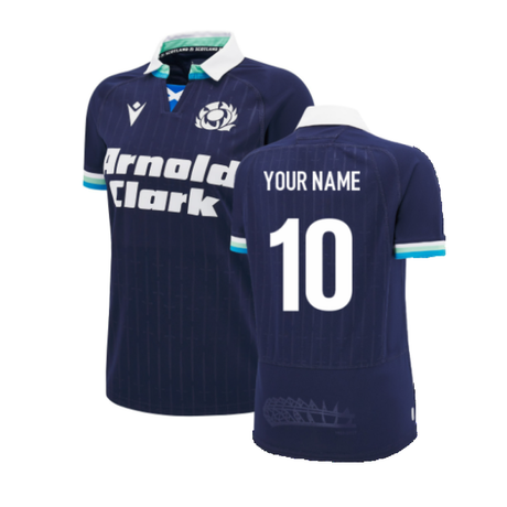 2024-2025 Scotland Rugby Home Poly Replica Shirt (Womens) (Your Name)_2