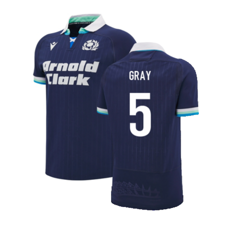 2024-2025 Scotland Rugby Home Slim Fit Shirt (Gray 5)_2