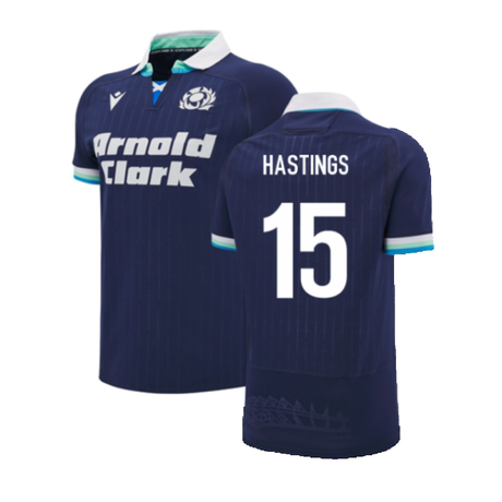 2024-2025 Scotland Rugby Home Slim Fit Shirt (Hastings 15)_2