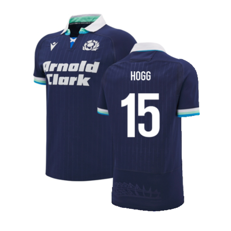 2024-2025 Scotland Rugby Home Slim Fit Shirt (Hogg 15)_2