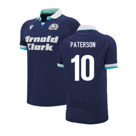 2024-2025 Scotland Rugby Home Slim Fit Shirt (Paterson 10)_2