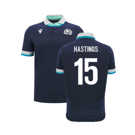 2024-2025 Scotland Rugby Home SS Cotton Shirt (Kids) (Hastings 15)_2