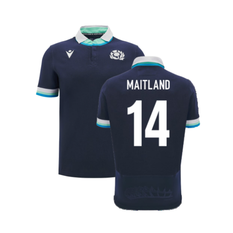 2024-2025 Scotland Rugby Home SS Cotton Shirt (Kids) (Maitland 14)_2