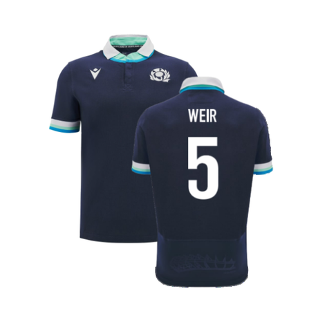 2024-2025 Scotland Rugby Home SS Cotton Shirt (Kids) (Weir 5)_2