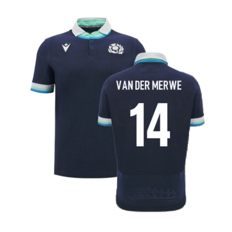 2024-2025 Scotland Rugby Home SS Cotton Shirt (Van Der Merwe 14)_2