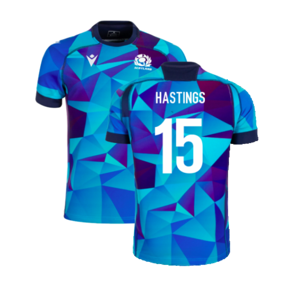 2024-2025 Scotland Rugby Training Jersey (Blue) - Kids (Hastings 15)_2