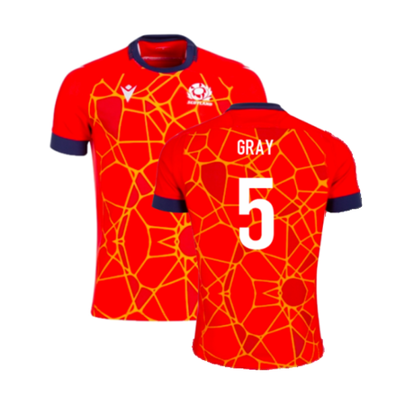 2024-2025 Scotland Rugby Training Jersey (Red) (Gray 5)_2