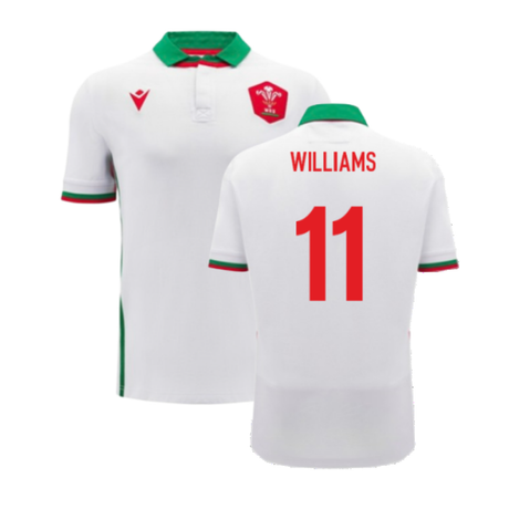2024-2025 Wales Away Cotton Rugby Shirt (Kids) (Williams 11)_2
