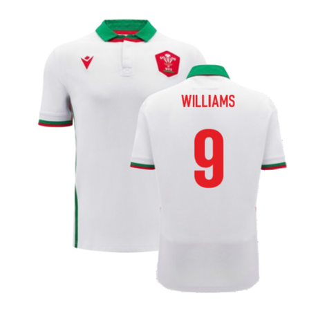 2024-2025 Wales Away Cotton Rugby Shirt (Kids) (Williams 9)_2