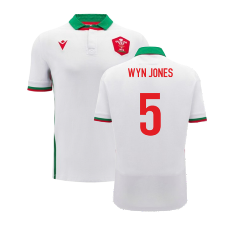 2024-2025 Wales Away Cotton Rugby Shirt (Kids) (Wyn Jones 5)_2