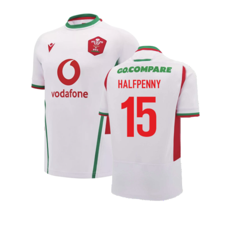 2024-2025 Wales Away Replica Rugby Shirt (Kids) (Halfpenny 15)_2