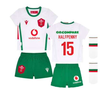 2024-2025 Wales Away Rugby Baby Kit (Halfpenny 15)_2