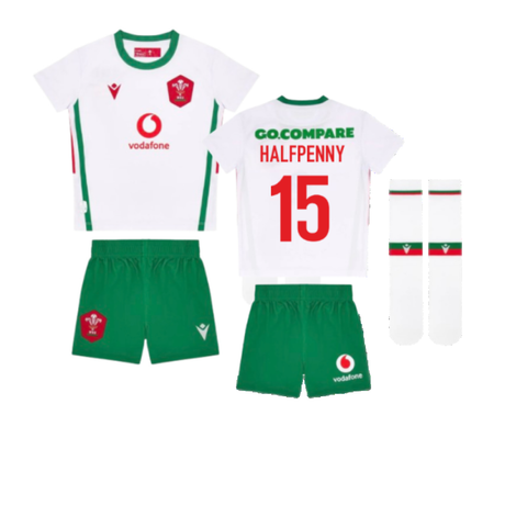 2024-2025 Wales Away Rugby Mini Kit (Halfpenny 15)_2