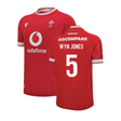 2024-2025 Wales Home Poly Rugby Shirt (Kids) (Wyn Jones 5)_2