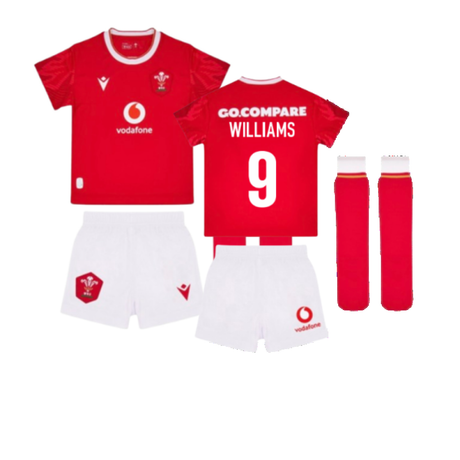 2024-2025 Wales Home Rugby Mini Kit (Williams 9)_2