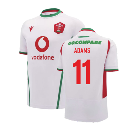2024-2025 Wales Rugby Away Replica Shirt (Adams 11)_2