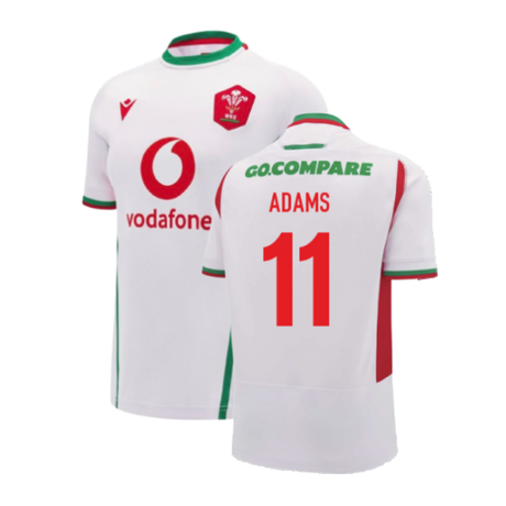 2024-2025 Wales Rugby Away Replica Shirt (Womens) (Adams 11)_2