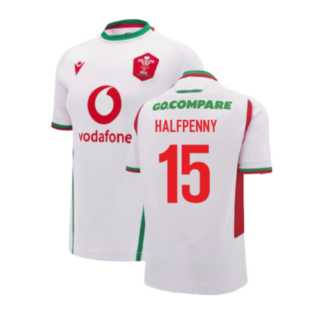 2024-2025 Wales Rugby Away Replica Shirt (Womens) (Halfpenny 15)_2