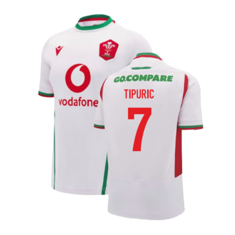 2024-2025 Wales Rugby Away Replica Shirt (Womens) (Tipuric 7)_2
