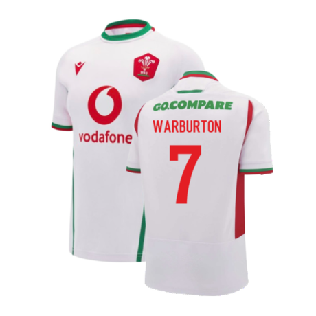 2024-2025 Wales Rugby Away Replica Shirt (Womens) (Warburton 7)_2