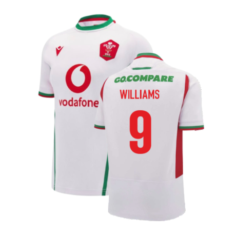 2024-2025 Wales Rugby Away Replica Shirt (Womens) (Williams 9)_2
