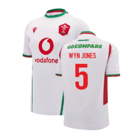 2024-2025 Wales Rugby Away Replica Shirt (Womens) (Wyn Jones 5)_2