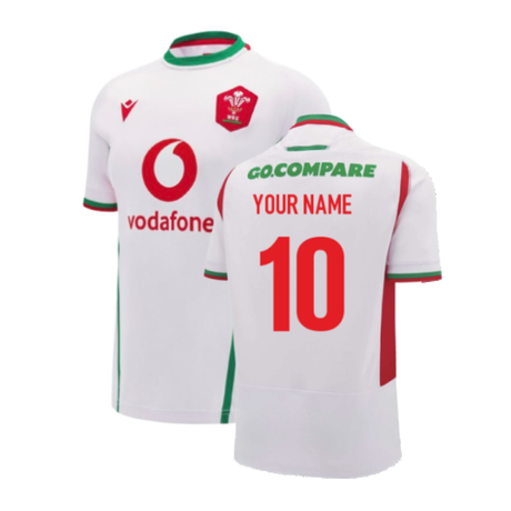 2024-2025 Wales Rugby Away Replica Shirt (Womens) (Your Name)_2