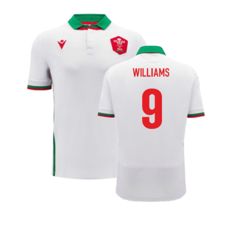 2024-2025 Wales WRU Away Cotton Rugby Shirt (Williams 9)_2