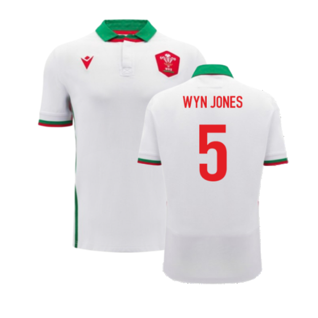 2024-2025 Wales WRU Away Cotton Rugby Shirt (Wyn Jones 5)_2