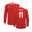2024-2025 Wales WRU Home LS Cotton Rugby Shirt (Adams 11)_2