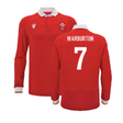 2024-2025 Wales WRU Home LS Cotton Rugby Shirt (Warburton 7)_2
