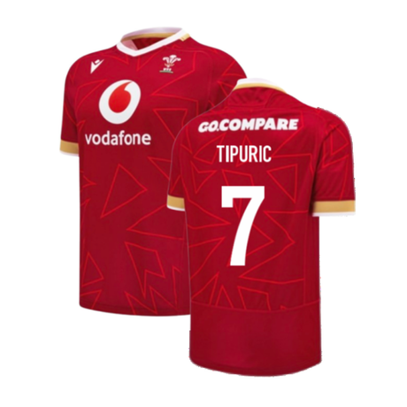2024-2025 Wales WRU Home Pathway Poly Rugby Shirt (Tipuric 7)_2