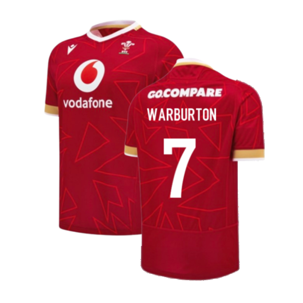 2024-2025 Wales WRU Home Pathway Poly Rugby Shirt (Warburton 7)_2
