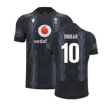 2024-2025 Wales WRU Rugby Training Jersey (Black) - Kids (Biggar 10)_2