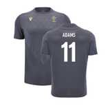 2024-2025 Wales WRU Rugby Training Poly Shirt (Anthracite) - Kids (Adams 11)_2