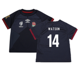 England RWC 2023 Alternate Replica Rugby Baby Shirt (Watson 14)_4