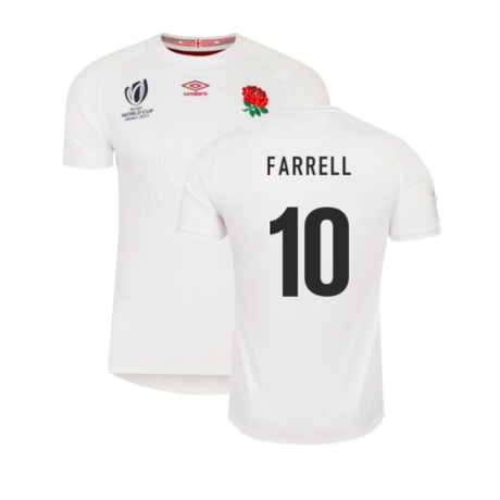 England RWC 2023 Home Pro Rugby Jersey (Farrell 10)_4