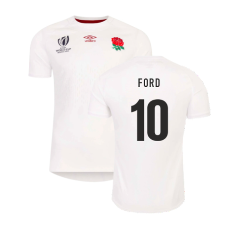 England RWC 2023 Home Rugby Jersey (Kids) (Ford 10)_4