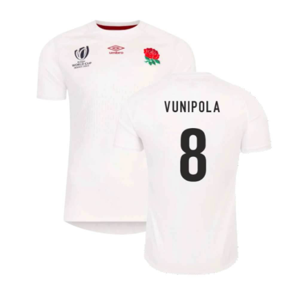 England RWC 2023 Home Rugby Jersey (Kids) (Vunipola 8)_4