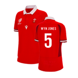 Wales RWC 2023 WRU Home Rugby Shirt (Ladies) (Wyn Jones 5)_4
