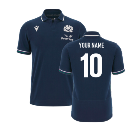 2023-2024 Scotland Home Cotton Rugby Shirt (Your Name)_4