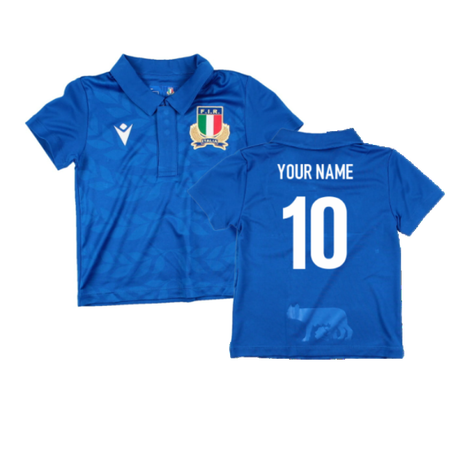 2023-2024 Italy Rugby Home Replica Shirt (Kids) (Your Name)_4