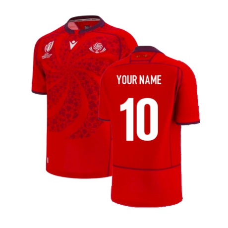 2023-2024 Georgia Rugby Replica Home Shirt (Your Name)_4