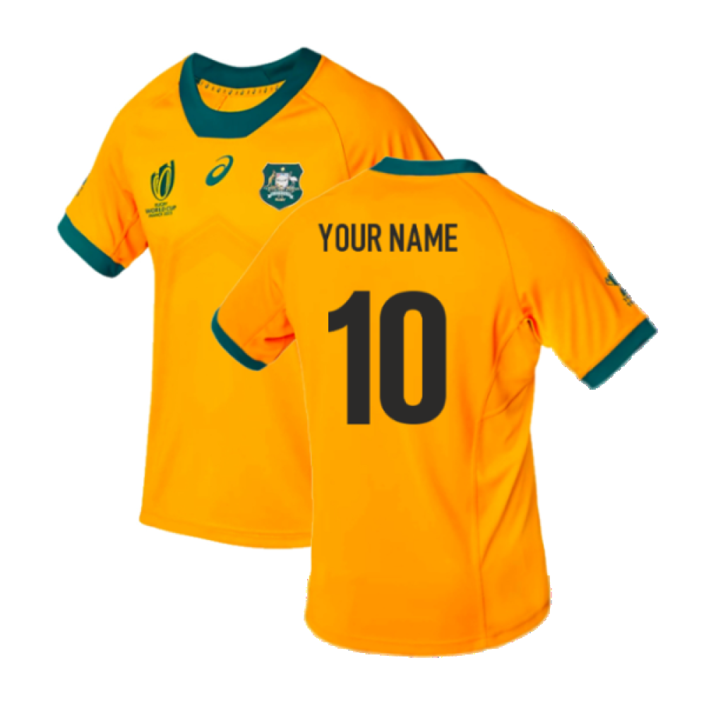 Australia RWC23 Home Rugby Jersey (Your Name)_4