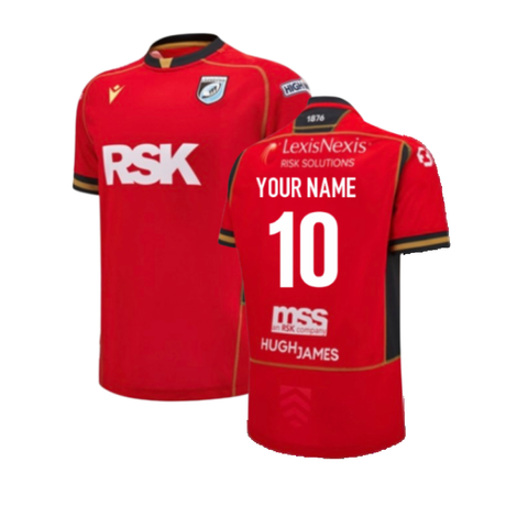 2024-2025 Cardiff Blues Rugby Away Shirt (Kids) (Your Name)_2