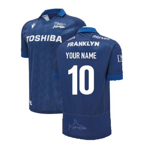 2024-2025 Sale Sharks Home Shirt (Kids) (Your Name)_2